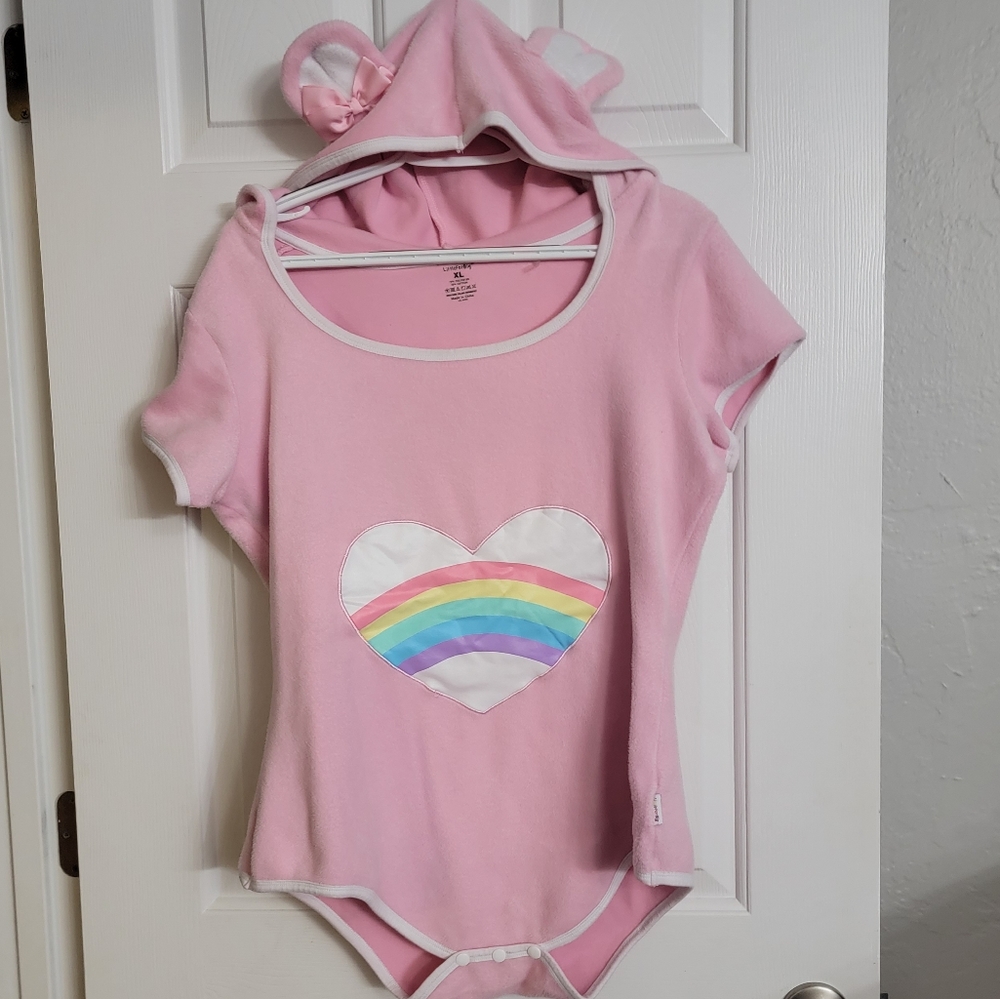 Little For Big onesie with hood & ears